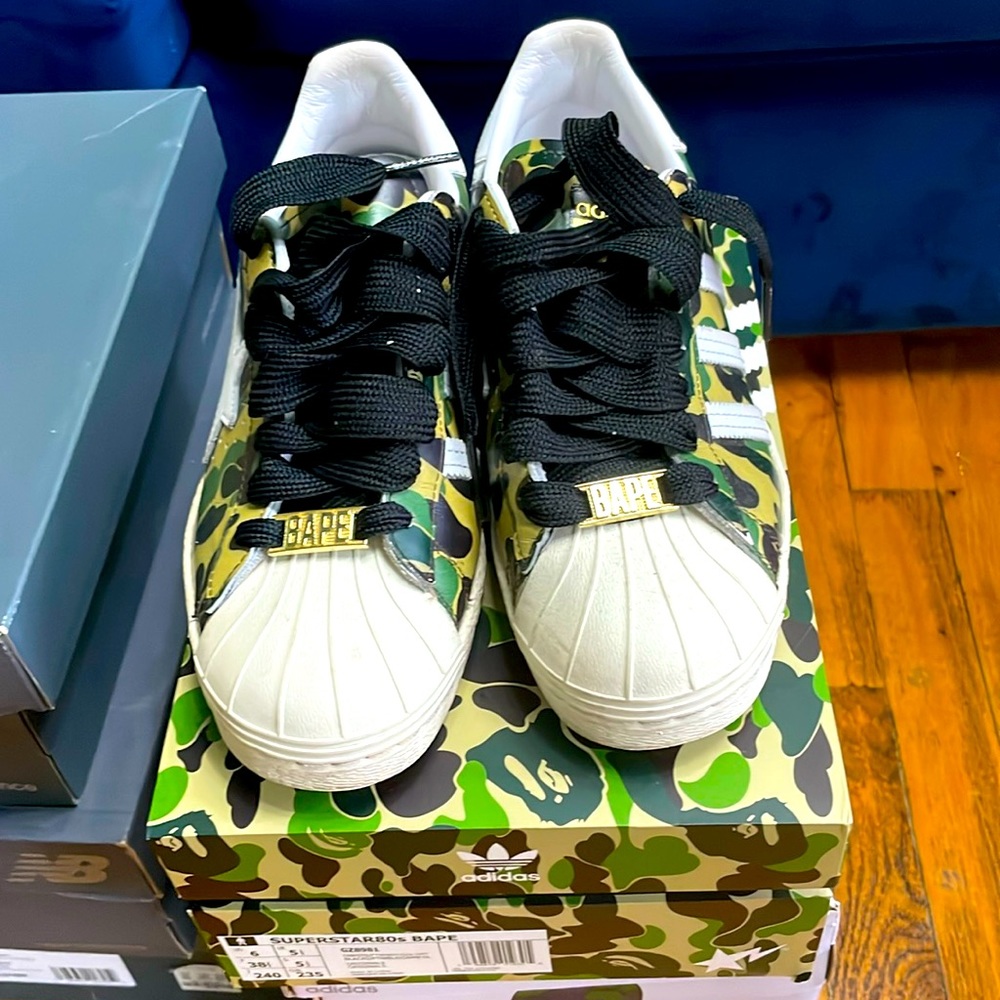 As Is ... Everything Must Go ... Adidas x Bathing Ape Sneakers
